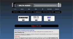 Desktop Screenshot of deltaaudio.biz